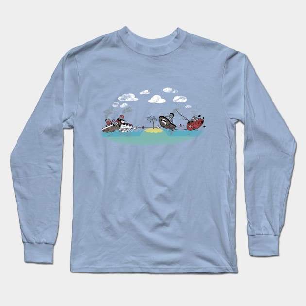 Tug of War Long Sleeve T-Shirt by Made With Awesome